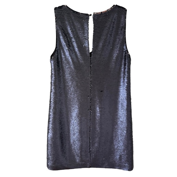 Rebecca Minkoff Claire Sequin Mini Shift Dress Blue Size XS - Picture 6 of 11